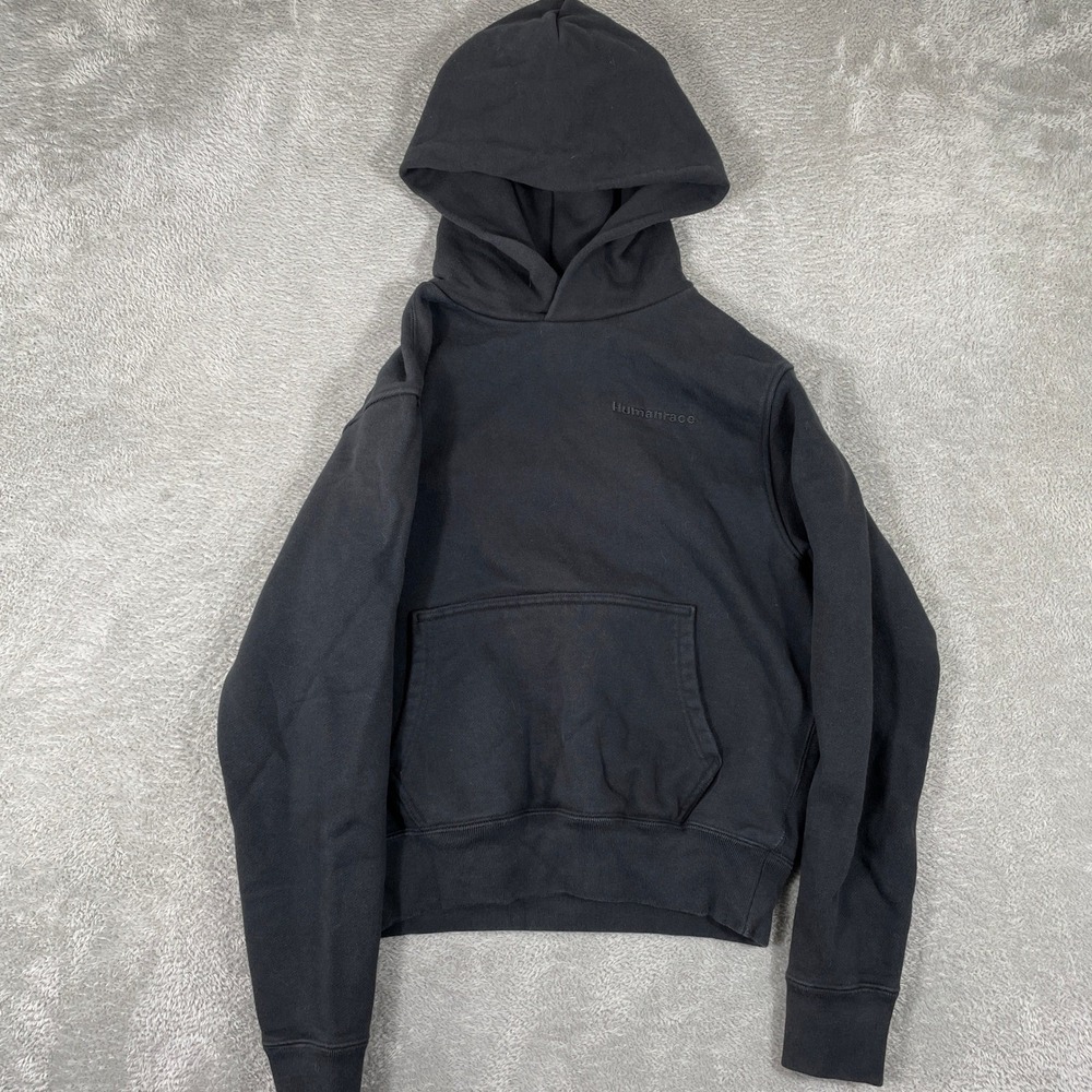 Adidas Humanrace Hoodie Mens XS Black Pharrell Williams Streetwear Sweatshirt‎